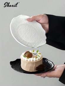 shoxil 1/5pcs Plastic Trays, Irregular Plates, Cake Plates, Dessert Plates, Creative Western Dishes, Sushi Plates, For Home, Restaurant, Dining, Party - Tray - View 4