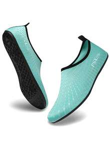 男女通用水鞋、沙滩鞋、冲浪鞋、户外鞋、溪流鞋、瑜伽鞋、舞蹈鞋、运动鞋、水上运动鞋；裸色速干水上瑜伽袜；男女通用拖鞋 - 綠色 - 查看 7