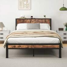 Bed Bases & Foundations - Brown 140x200cm - View 1