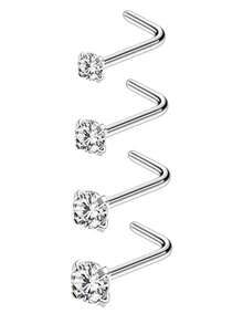 6个男士钛金鼻环 - 左欄 - 查看 3