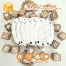 5pcs Baby Romper Extension Panels, Crotch Extender Inserts For Infant Bodysuits, Allow Continued Use Of Outgrown Rompers - Multicolor - View 10