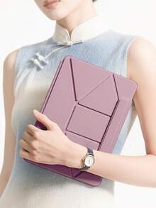 适用于 iPad A16（第 11 代/2025 代）、iPad Air 11 英寸（M3/M4/M5）、iPad Pro 13 英寸/12.9 英寸（第 4 代/第 5 代）、iPad mini A17 和 iPad Pro 的智能磁吸保护套 - 日落紫 - 查看 10