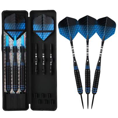 HUANQU 3pcs/Set Metal Tip Darts Set, Professional Copper Darts With Non-Slip Iron Tube Aluminum Darts Shaft, Includes Darts, Dart Flights, And Portable Darts Storage Case - Perfect For Training, Competition, And Home Entertainment! Best Choice For Christmas/Thanksgiving/Valentine's Day/Birthday/Party Gifts