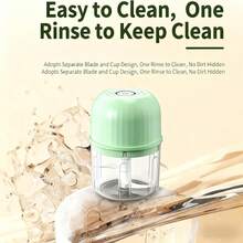 Mini Portable Manual Food Chopper For The Kitchen, Garlic And Onion Grinder, Portable Spice Grinder For Home Meal Preparation – 1 Piece