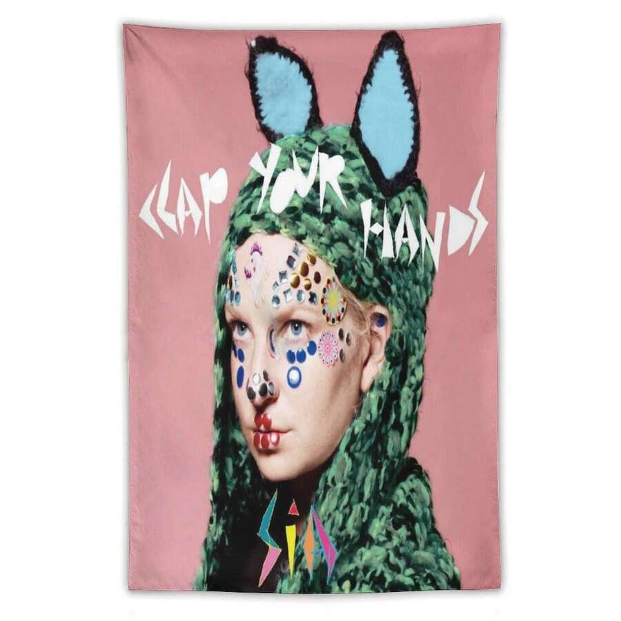 1pc  Sia Tapestries, Decorative Presents, Wall Art, Decorative Wall Pieces, Gifts, Lounge, Bedroom, Living Area, Dorm Room, Office Decor - Multicolor - View 1