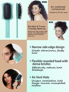 Bộ 1/2/3/4/5/6/11/12 lược uốn tóc, lược răng nhỏ giúp tách lọn tóc hiệu quả và tăng độ phồng, lược 8 răng dùng được cả khi ướt và khô, lược viền tóc, lược lông và lược đuôi phù hợp để tạo kiểu, làm mượt và kiểm soát tóc xơ rối, kèm theo bình xịt phun sương siêu mịn liên tục. - Nhiều màu - Xem 4