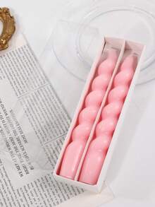 2pcs/Set-18cm Cute Twisted Long Stick Candle In The Ins Style Aromatic Scented Spiral Candle For Festivities And Parties Adds A Touch Of Warmth And Romance To Your Home! It Makes An Excellent Gift Choice And Is Suitable For Various Occasions: Birthdays, Mother's Day, Father's Day, Anniversary Gifts, Thanksgiving, And Valentine's Day - Multicolor - View 15