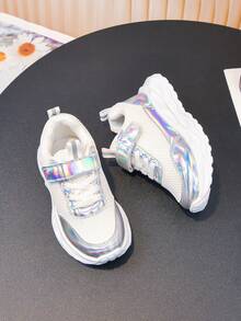 儿童网面透气运动鞋，厚底跑步鞋，男女童款，春秋季 - 白色 - 查看 7