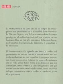 Libro "La vida Secreta de la Mente" (Mariano Sigman, toma de decisiones, conciencia, emociones y cerebro, aprendizaje y memoria) - Libro único - Ver 3