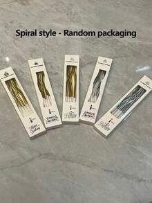 6pcs/12pcs Curved Birthday Candles, Cake Decorative Picks, Birthday Decorative Candles, 30th Birthday Decor, Dessert Birthday Decorations, Birthday Candles, Suitable For Birthday Party, Christmas, Wedding Party, Valentine's Day Decorations, Christmas Cake Decorations - Packaging Random