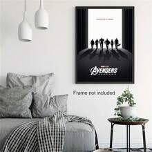 Tranh áp phích phim Avengers, thích hợp trang trí phòng khách, phòng ngủ và các không gian tường khác trong nhà; không khung. - Nhiều màu - Xem 3