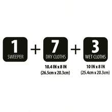 Wet Dry Mop Sweeper Kit, 1 Mop Kit, 10 Pad Refills - Mặc định - Xem 7