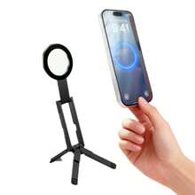 Multifunctional Magnetic Phone Holder: Foldable Tripod Suitable For Travel, Vlogging And Desktop Use - Multicolor - View 6