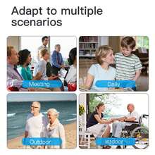 Hearing Aid Wireless Ear Assistance Device Hearing Sound Amplifier for People with Hearing Impairments - Albaricoque - Ver 3