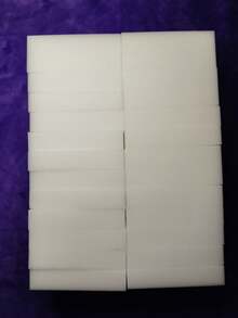 8/16/32/48 piezas Esponja mágica de limpieza, Almohadilla de limpieza de espuma, Esponja de limpieza multiusos para el hogar, Esponja para lavar platos, Adecuada para muebles, baño, bañera, fregadero, piso, pared, artículos de limpieza, herramientas del hogar, adecuada para escuela, cocina, baño, hogar - Blanco - Ver 12