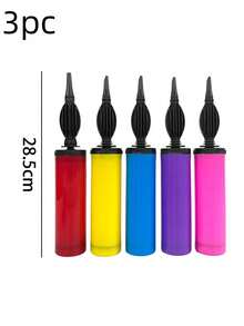 1/3 Packs Manual Balloon Inflator Pump | Portable Bidirectional Air Inlet | Birthday Party/Wedding/Children's Balloon Inflator | Yoga Ball Inflator Tool | Festival Decoration Wholesale Random Color Shipping - Color - View 12