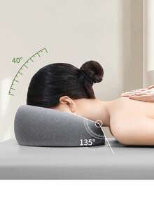 Gối massage bằng mút hoạt tính tiện dụng, gối ngủ trưa tại bàn làm việc, gối nằm sấp thoải mái, thích hợp cho thẩm mỹ viện, gia đình, ngủ trưa, kỳ nghỉ (vỏ gối có thể tháo rời) - Nhiều màu - Xem 5