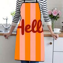 1PC Creative Text Theme Kitchen Apron, Suitable For Household Kitchen Cooking, Baking, BBQ, And Patio Use, Or Both Men And Women, A Unique And Creative Gift - Multicolor - View 9