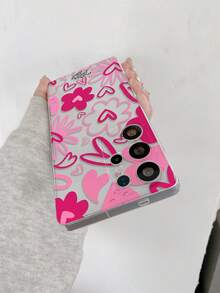 1个心形花朵图案透明软TPU手机壳，防摔防刮防指纹，摄像头开孔精准，兼容三星、Pixel、Infinix、Redmi等品牌手机 - 彩色 - 查看 7