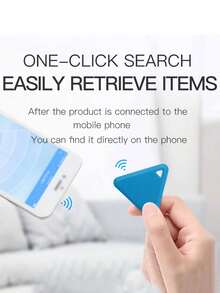 Mini GPS Tracker, GPS Tracker Fashionable Smart Pet Anti-Lost Alarm Wireless Wallet Key Finder Locator Selfie Shutter Control, Suitable For Wallet Bag Key Car, Locate Lost Items Selfie, Pet Finder Locator Anti-Lost Device Tracker, Halloween Gift, Battery Not Included - Multicolor - View 6