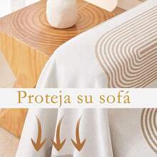 YOKNETIG Funda de Sofá Chenille de Doble CaraFunda Reversible Chenille Mejorada Washable Anti-Slip Multifuncional Sofa Cover para Mascotas All Seasons Gris 180X260cm/70.8X102. 4in - gris - Ver 8