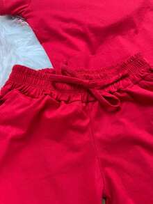 Girls' Outfit Set - New Arrival/Fashion/Party/Outing/Promotion/ - 紅色 - 查看 6