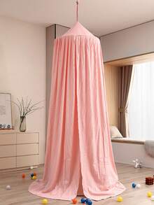 AUSALLA 1件装多功能婴儿床罩，遮光、防尘、防蚊、亲肤、透气，保护宝宝睡眠 - 粉色 - 查看 6