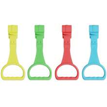 4个婴儿床拉环，幼儿站立行走支撑扶手，游戏围栏配件，婴儿游戏围栏拉环，婴儿学步车辅助环