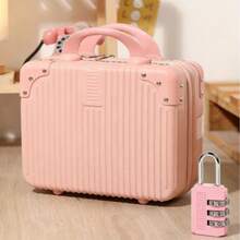 14英寸耐用迷你化妆箱，旅行收纳盒，礼品包装，小型行李箱，婚礼回礼，通勤随身行李，民宿装饰，实用畅销收纳必备品 - 彩色 - 查看 5