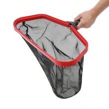 Professional Pool Skimmer Net, 18.9x14.96 Inch Heavy Duty Aluminum Frame. Fine Mesh Leaf Rake With Push Button Lock. Deep Net Swimming Pool Cleaner. Fits 1.26 Inch Telescopic Pole. Ergonomic ABS Handle. - Multicolor - View 8