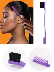 1/2/3/4/5/6/11/12 Pcs Hair Brush Set With Curly Hair Brush Defining, The Narrow Side Edge Efficiently Separates And Volumizes Curl Clumps, Wet And Dry Eight-Claw Comb, Edge Brush, Bristle Brush And Rat Tail Comb Are Suitable For Hairstyling, Smoothing Hair And Eliminating Frizz, Continuous Ultra-Fine Mist Spray Bottle, Plastic Refillable Spray Bottle - Multicolor - View 6