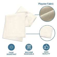 1pc Easter Table Runner With 3 Bunny Pattern, Durable Linen-Feel Table Runner, Ramadan, Eid Festival Decor, Farmhouse Style Kitchen Dining Table Cloth, Suitable For Home, Easter, Spring/Summer Holiday, Family Gathering - Brown - View 8