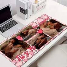 Customized Couple Four Photo Mouse Pad | Personalized Desktop Decoration With Anti Slip Rubber Sole And Durable Polyester Fabric, Suitable For Home, Office Or Gaming Scenes, Perfect Valentine's Day Gift - Multicolor - View 3
