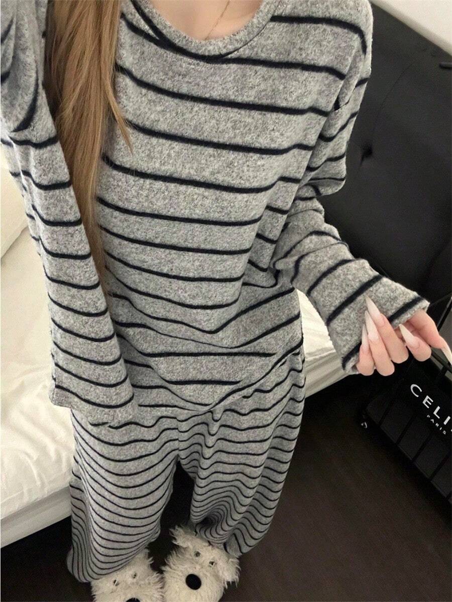 Women Lounge Sets - Grey - View 1