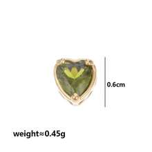 12件套DIY首饰配件 - 镂空心形糖果色多巴胺吊坠项链、耳环、包包装饰，适合手工爱好者，情人节礼物 - 金色 - 查看 23