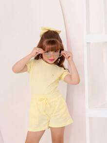Girls' Outfit Set - New Arrival/Fashion/Party/Outing/Promotion/ - 黃色 - 查看 9