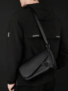 2026 New Men's Crossbody Bag, Multi-Functional Lightweight Large Capacity, Made Of Soft Fabric, Designed With Multiple Pockets. Internal Structure Includes Zipper Pocket, Phone Pocket And ID Pocket. Suitable For Travel, Business Trip, Daily Commute, Shopping And Other Occasions - Multicolor - View 3