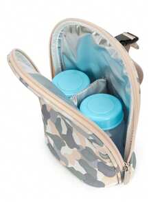 Insulated Bottle Bag, Suitable For Baby Bottles, Can Be Hung On Stroller Or Carried By Hand, Includes Insulated Bottle Holder And Drink Cup Holder, Thermal Insulation - Multicolor - View 3