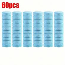 60pcs Portable Car Windshield Cleaner, Car Glass Cleaning Cleaning Tablets, Solid Wiper Essence - Blue - View 10