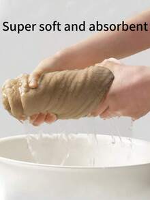 1条超柔软儿童浴巾，可爱卡通图案，厚实面料，吸水性强，适合0-8岁宝宝，是万圣节、圣诞节、秋季感恩节送给宝宝的理想礼物。 - 嬰兒珊瑚絨刺繡浴袍 - 查看 6