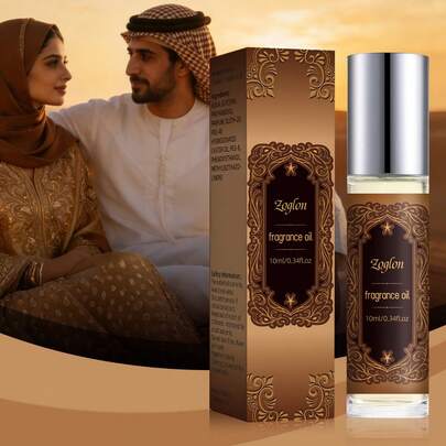 10毫升中东阿拉伯沉香精油滚珠，麝香琥珀橙檀香调，适合多种场合