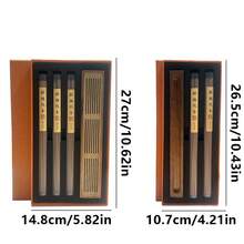 80/120 Natural Chess Nan Thread Incense Stick+Incense Burner Set, Thickened Natural Aromatherapy, Suitable For Yoga Meditation Purification And Gift Giving - Multicolor - View 8
