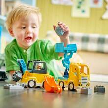 LEGO Duplo Series 10475 3-In-1 Construction Vehicle Model For Boys And Girls, Educational Building Block Toy - 10475 - View 6