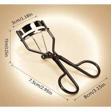 2Pcs Professional Eyelash Curler Set (2-Pack) - 10-Second Curl With All-Day Hold, Beginner-Friendly Design - Black - View 9