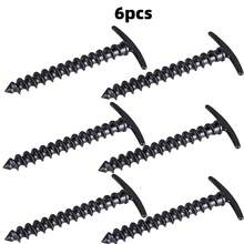 多包装T型塑料螺旋帐篷地钉，帐篷地锚，天幕固定器，适用于露营、徒步旅行、搭建庇护所，帐篷防风配件，户外装备 - 彩色 - 查看 15