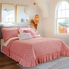 Combo de Colcha + Juego de Sábanas – Confort y Estilo para tu Recámara BEAUTTY HOME - DEEP ROSE - Ver 2