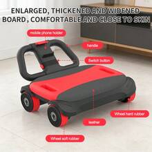 四轮自动回弹腹部滚轮，腹部肌肉塑形器，家用健身器材 - 彩色 - 查看 4