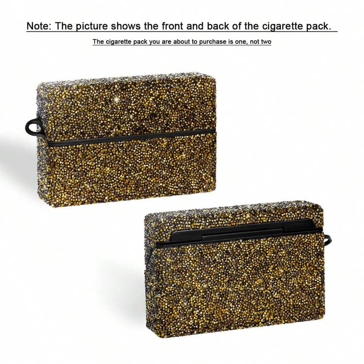 glitter cigarette case Pink Box  Pink Moon 6cm x 9.1cm x 2.8cm/2.36 x 3.58 x 0.79 (Approx.) Notes womens double sided sparkle portable