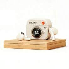 Q86 复古相机设计无线蓝牙5.3耳塞式TWS耳机降噪耳机带麦克风适用于所有智能手机 - 彩色 - 查看 10