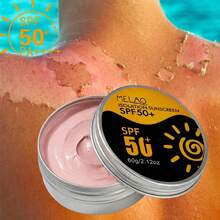 MELAO High Protection SPF 50+ Sunscreen, Broad Spectrum UVA UVB Protection, Moisturizing And Non-Greasy, Suitable For Face And Body, Water-Resistant, Lightweight Formula, 80g/2.82oz - Black and Orange - View 7